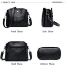 Bolsa feminina de couro, bolsa de ombro pequena, bolsa crossbody