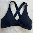 Top Fitness Alça Cruzada Costas Nua Feminino