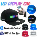 Boné Snapback LED Bluetooth Recarregável Unissex