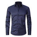 Camisa Social Slim Manga Longa Masculina