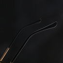 Óculos de Sol Steampunk Retro Redondo Metal Proteção UV