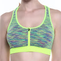 Top Fitness Zíper Frontal Feminino
