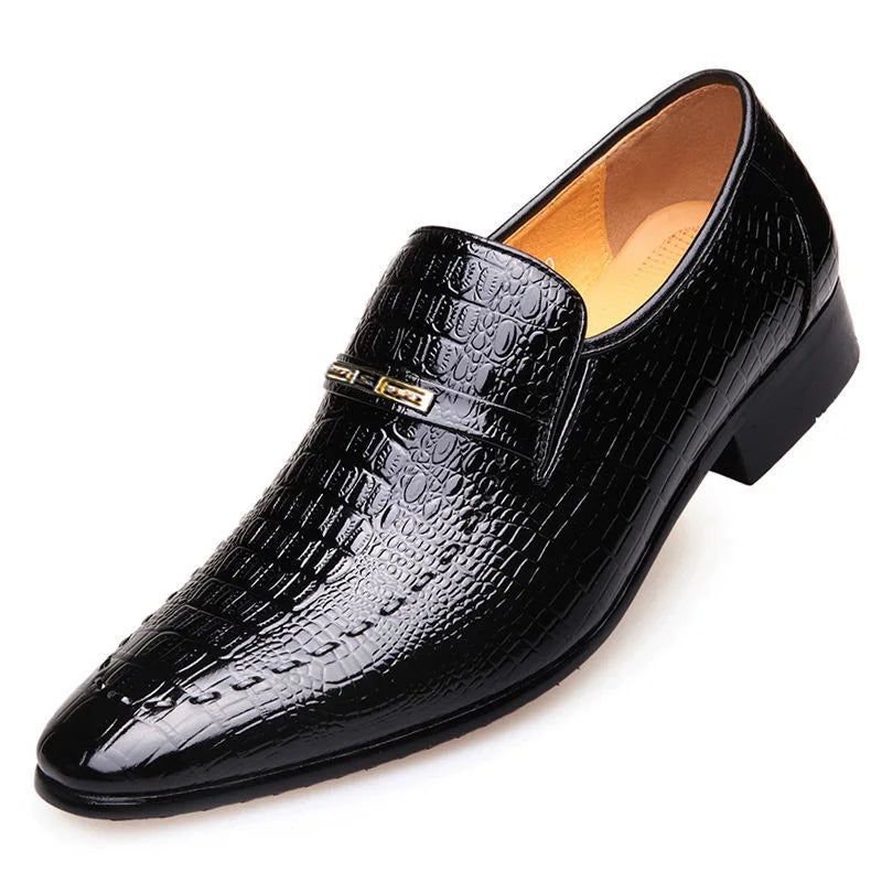 Sapato Formal Drake de Couro Bico Tradicional Masculino