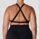 Top Fitness Alça Cruzada Costas Nua Feminino