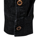 Camisa Jeans Manga Longa Slim Masculina