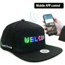 Boné Snapback LED Bluetooth Recarregável Unissex