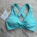 Top Fitness Alça Cruzada Costas Nua Feminino