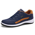 Tênis Casual de Couro Masculino