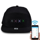 Boné Snapback LED Bluetooth Recarregável Unissex