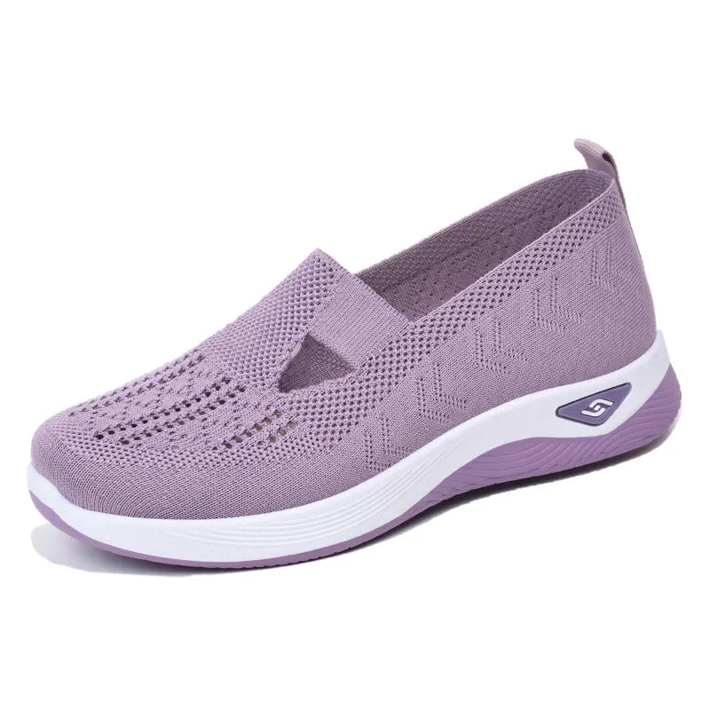 sapatos femininos casuais sola macia respirável confortável