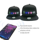Boné Snapback LED Bluetooth Recarregável Unissex