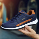 Tênis Casual de Couro Masculino