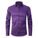 Camisa Social Slim Manga Longa Masculina