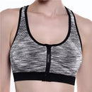 Top Fitness Zíper Frontal Feminino