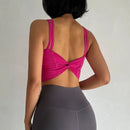 Top Fitness Costas Nó Feminino