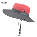 Chapéu Pescador com Abertura para Rabo de Cavalo Feminino