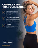 Compre com tranquilidade: pagamento seguro, 7 dias para desistir e 3 cores disponíveis